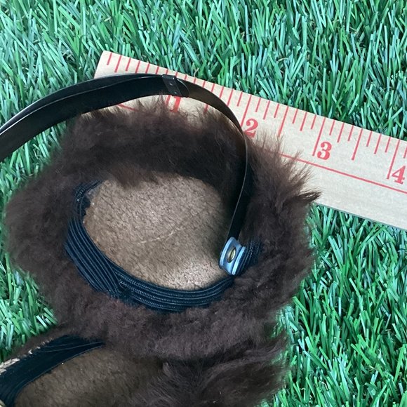 Vintage Faux Fur Brown Ear Muffs - Picture 7 of 9